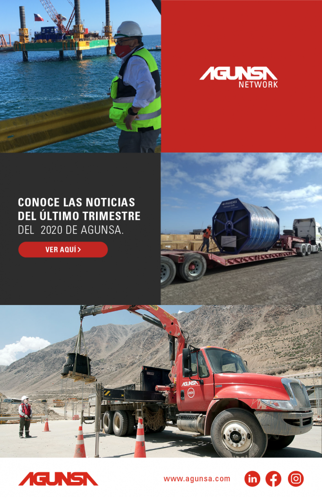 conoce las noticias del último trimestre del 2020 de AGUNSA